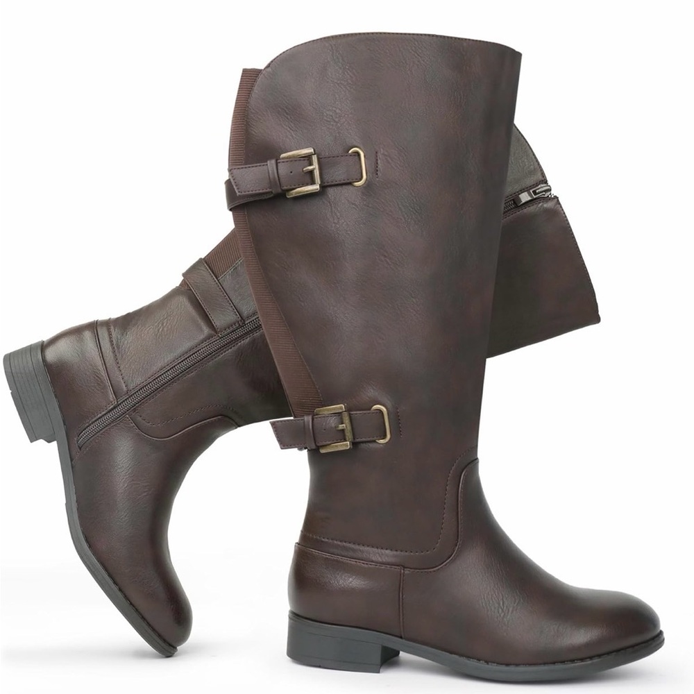 Women’s Classic Extra Wide Calf Knee High Boots Sz 7
